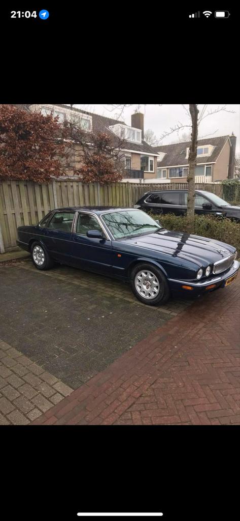 Jaguar XJ  3.2 V8. (193400 km), Auto's, Jaguar, Automaat, Achterwielaandrijving, Blauw, Leder