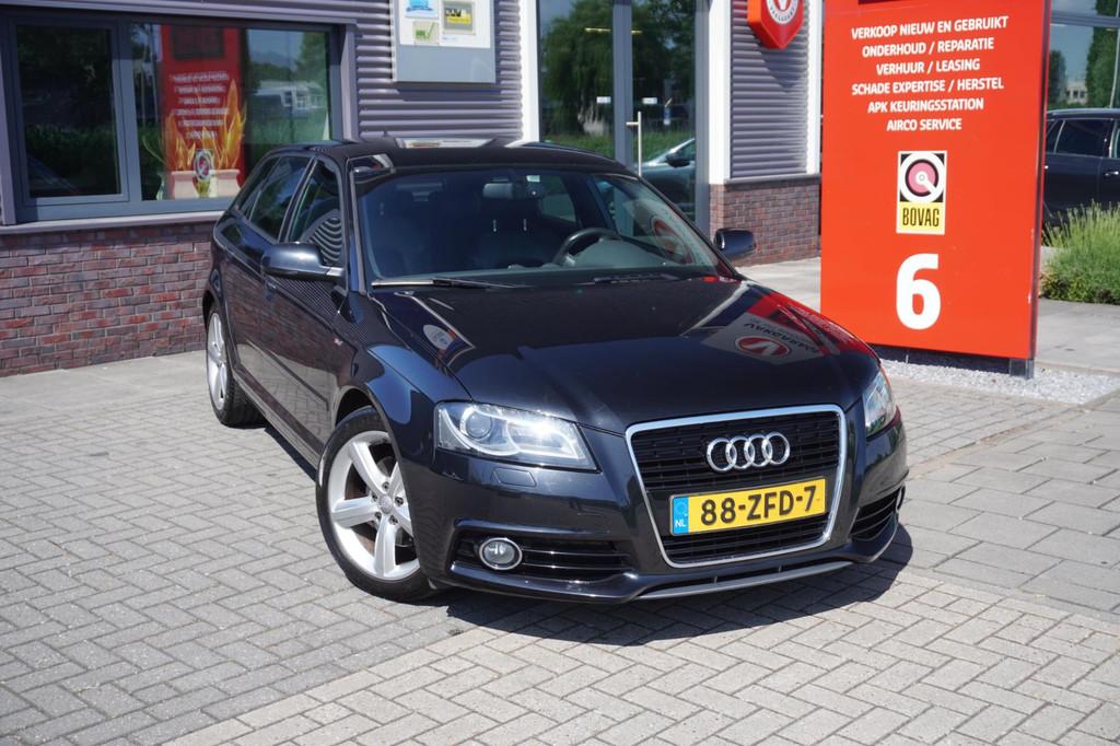 Audi A3 Sportback 1.4 TFSI S Edition; 2x S line, Euro 5, 125 pk, Gebruikt, Zwart