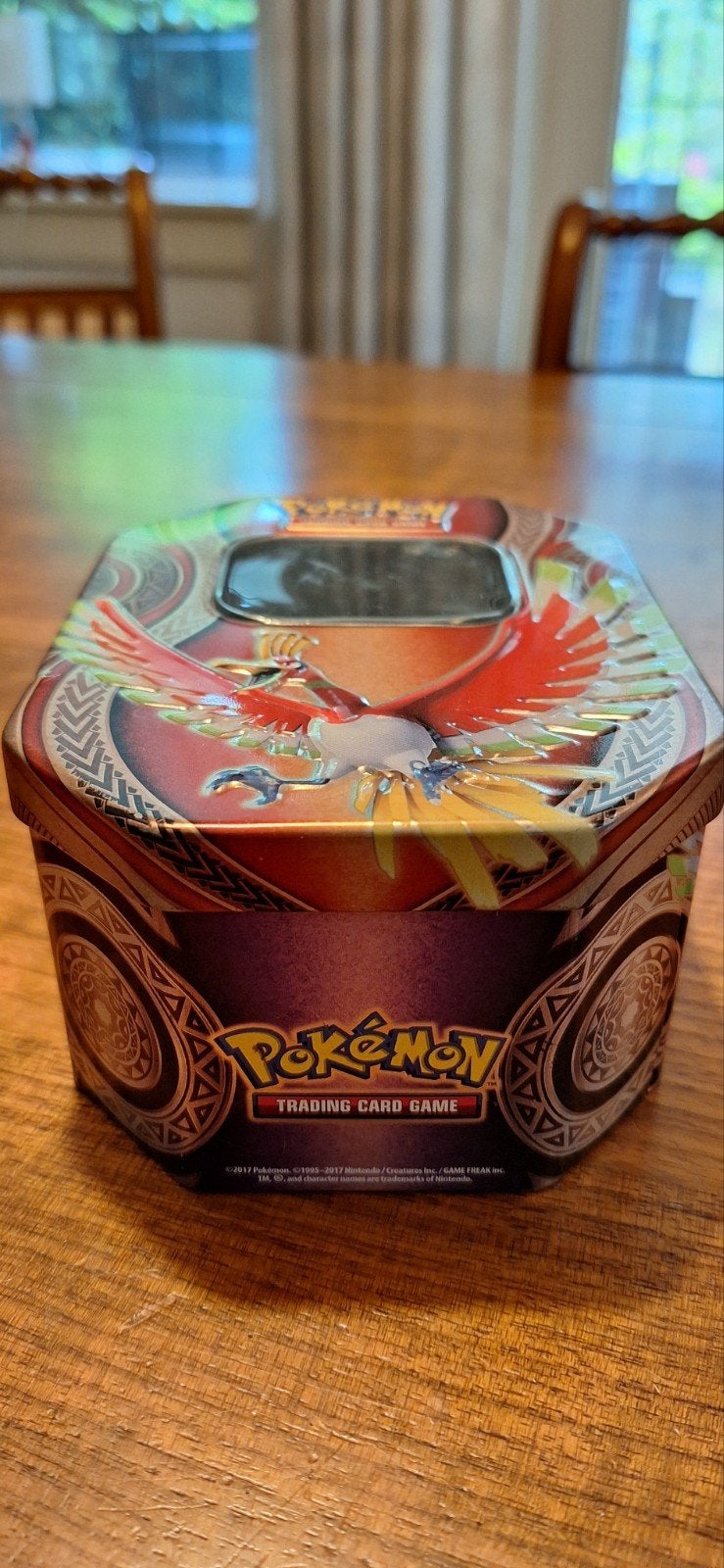 Pokémon Trading Card Game Tin Box - Ho-Oh & Marshadow, Ophalen, Gebruikt, Overige typen