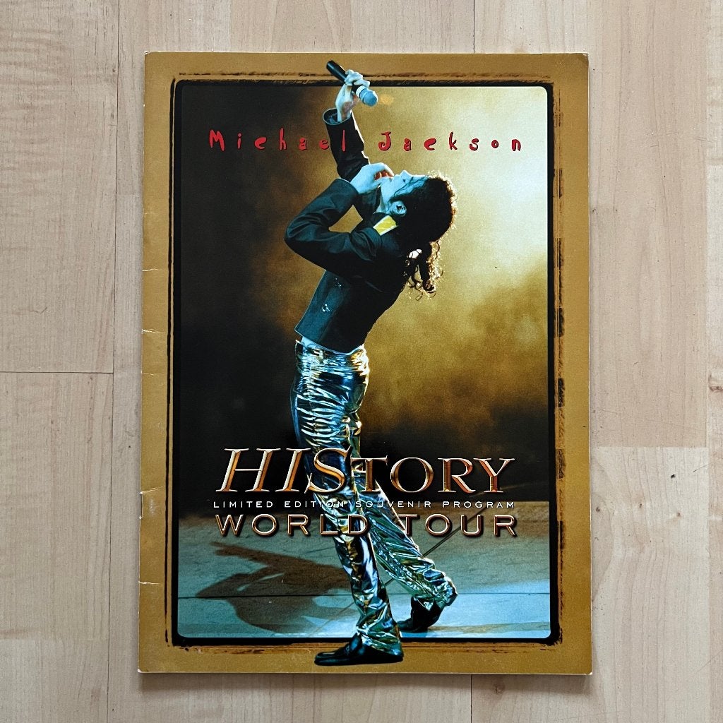 Zeldzaam Michael Jackson HIStory World Tour Souvenir Program, Ophalen of Verzenden, Zo goed als nieuw, Boek, Tijdschrift of Artikel