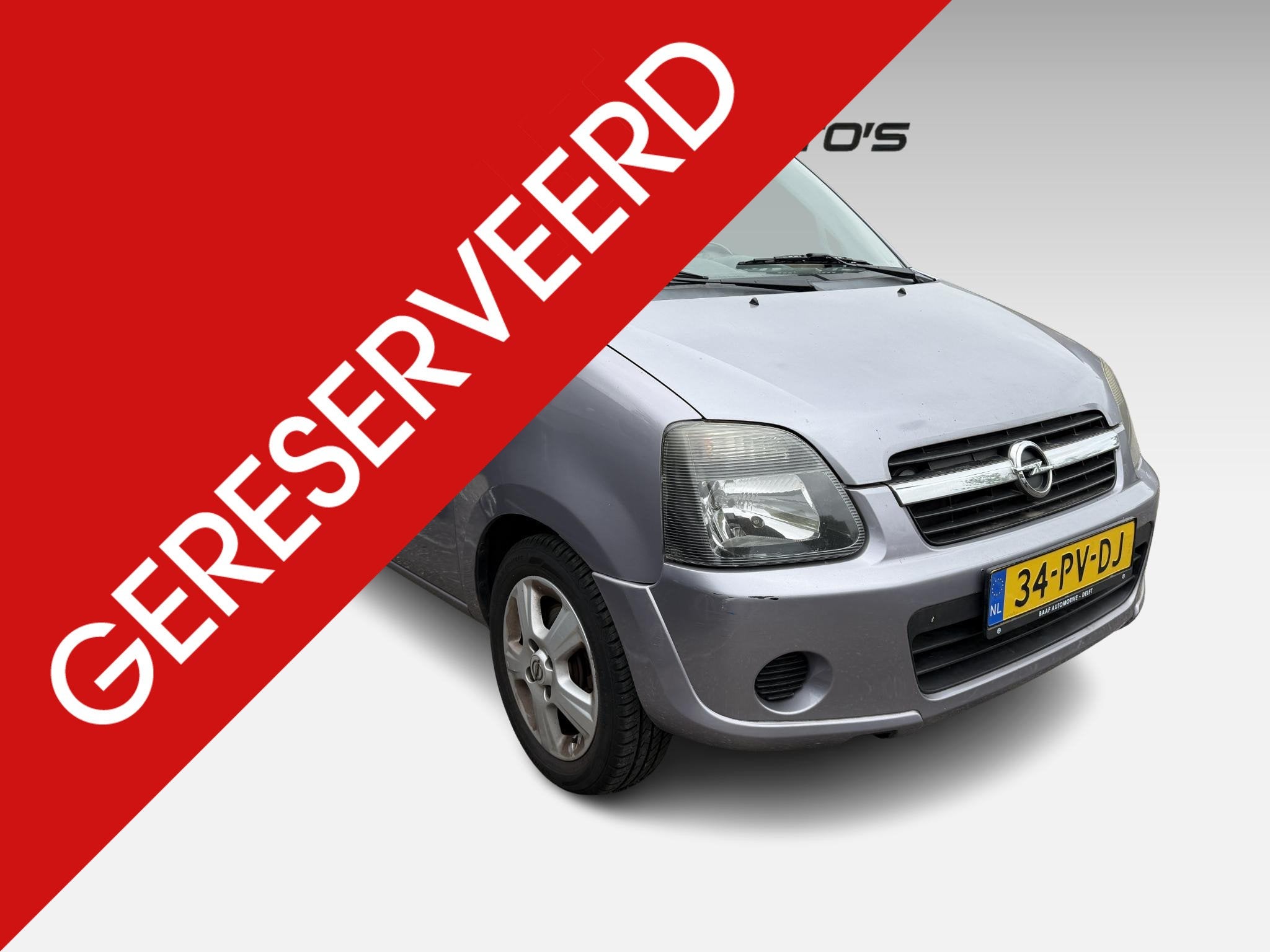 Opel Agila 1.2-16V Maxx Inclusief een NIEUWE APK vaste prijs, Voorwielaandrijving, Stof, Huisgarantie, Met garantie (alle)
