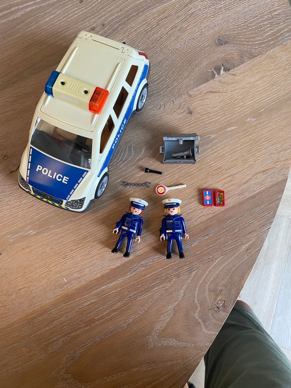 Playmobil Politieauto, Complete set, Ophalen of Verzenden, Zo goed als nieuw, City action