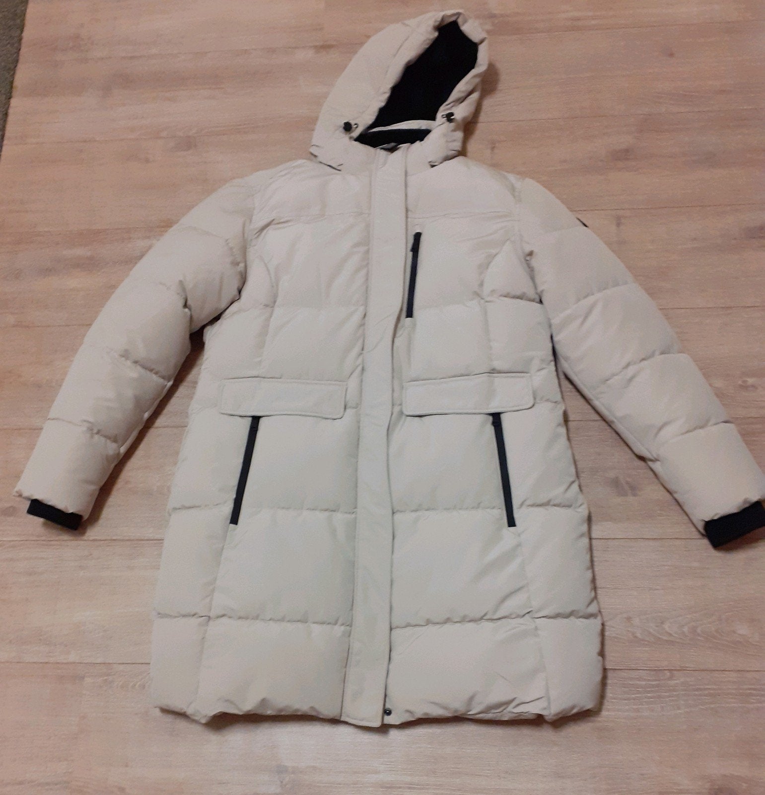 Kjelvik winterjas met capuchon  maat 46, Overige kleuren, Maat 46/48 (XL) of groter, Ophalen of Verzenden, Zo goed als nieuw