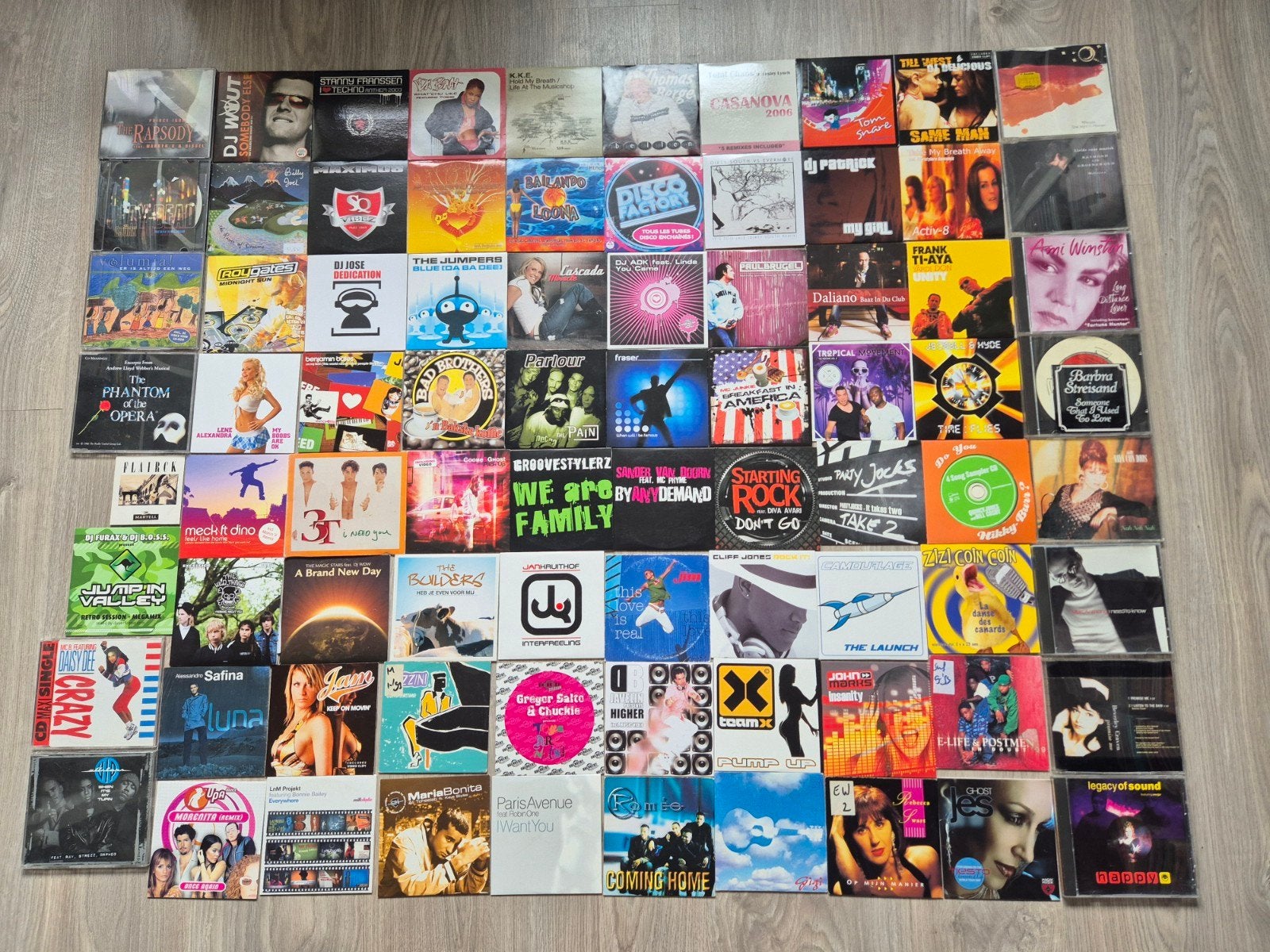 80 Cd singles: partij / verzameling / collectie / opruiming, Cd's en Dvd's, Ophalen of Verzenden