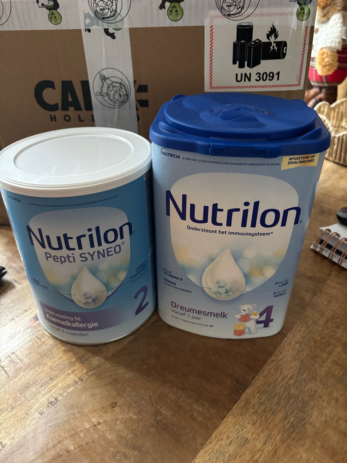 Nutrilon Pepti SYNEO 2 en Nutrilon Dreumesmelk 4, Ophalen of Verzenden, Nieuw, Babyvoedingmaker, Nutrilon