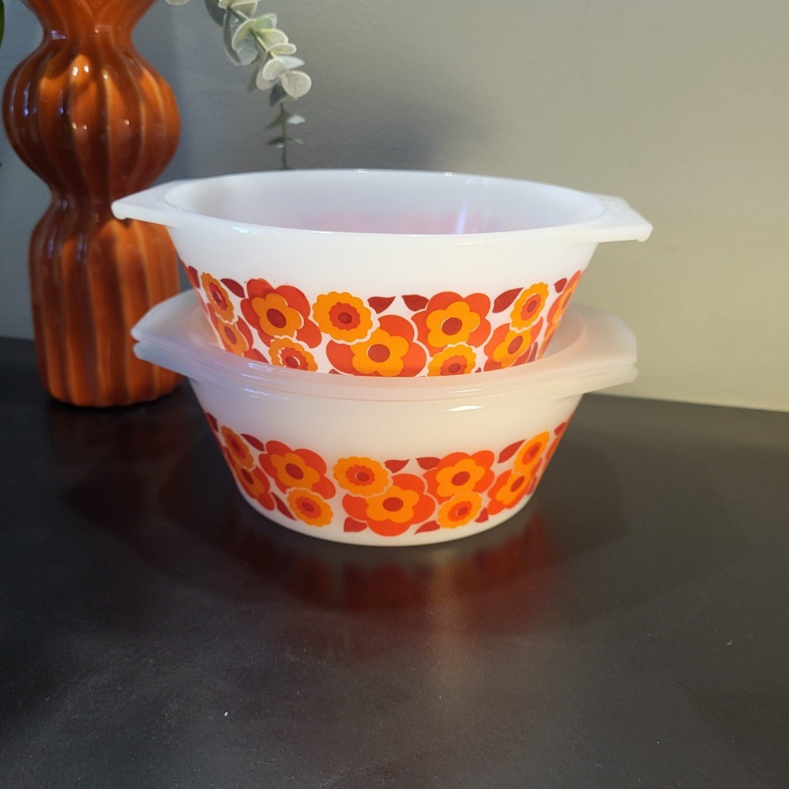 2 Arcopal Lotus Ovenschalen - Ø18 cm, 6 cm hoog, Ophalen of Verzenden
