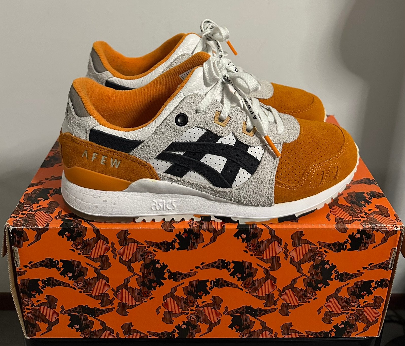 Asics Gel-Lyte 3 Afew x Beams Orange Koi 38, Overige kleuren, Ophalen of Verzenden, Sneakers of Gympen, Zo goed als nieuw