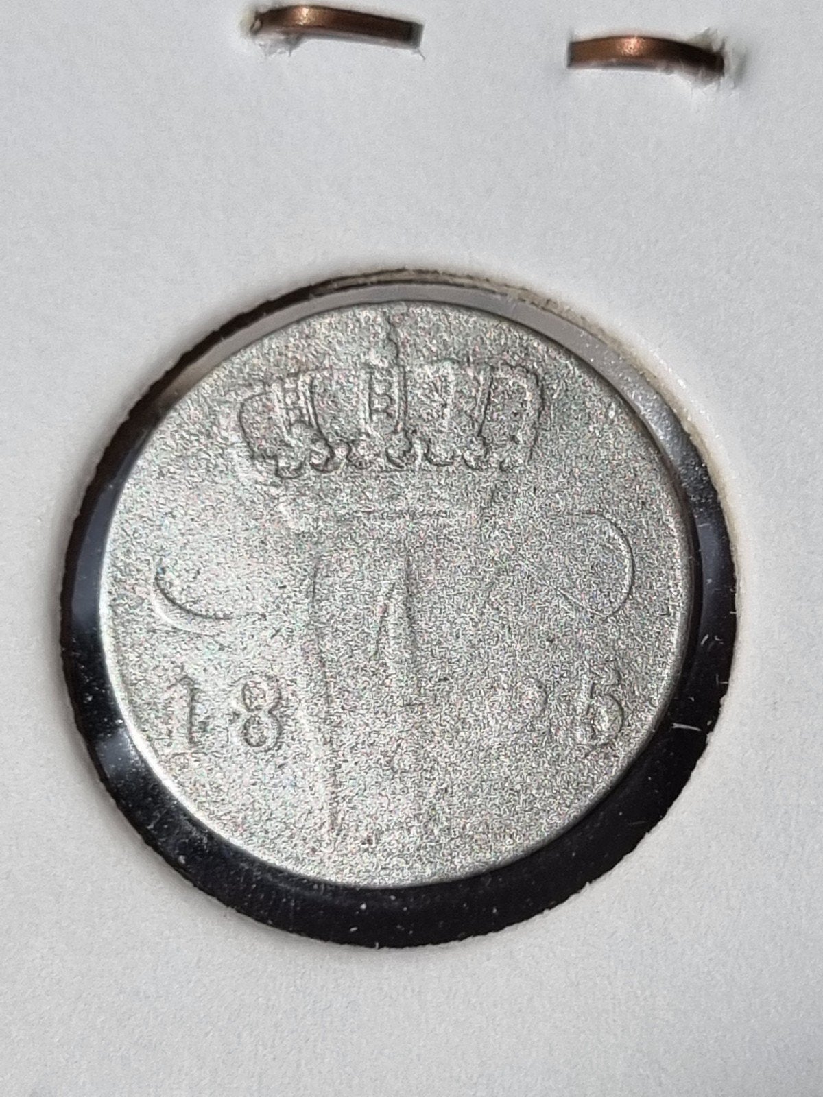 5 cent 1825 B Willem 1, Ophalen of Verzenden, Koning Willem I, 5 cent, Zilver