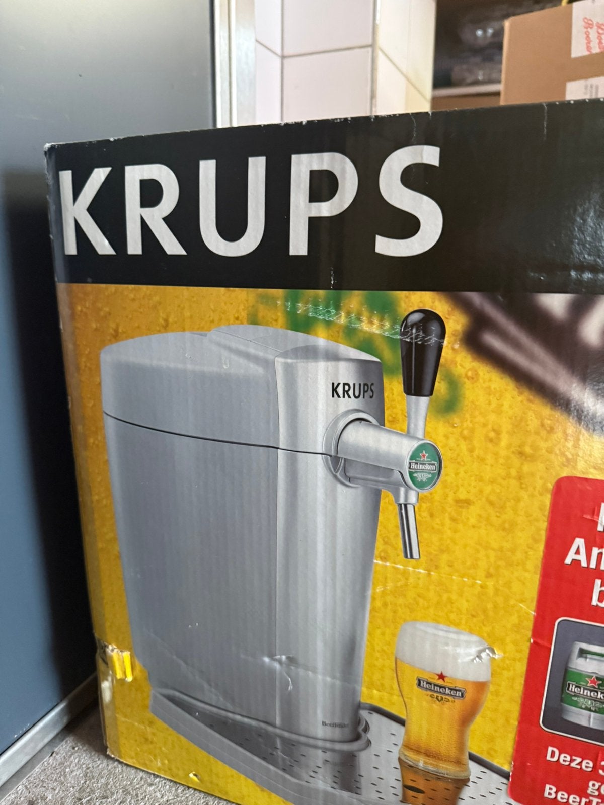 Beertender, Witgoed en Apparatuur, Thuistaps, Ophalen of Verzenden, Nieuw, Krups