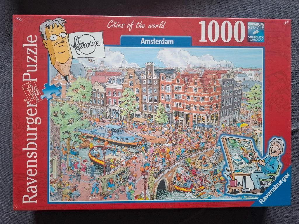 NIEUW Ravensburger puzzel cities of the world Amsterdam, Ophalen of Verzenden, 500 t/m 1500 stukjes, Nieuw, Legpuzzel