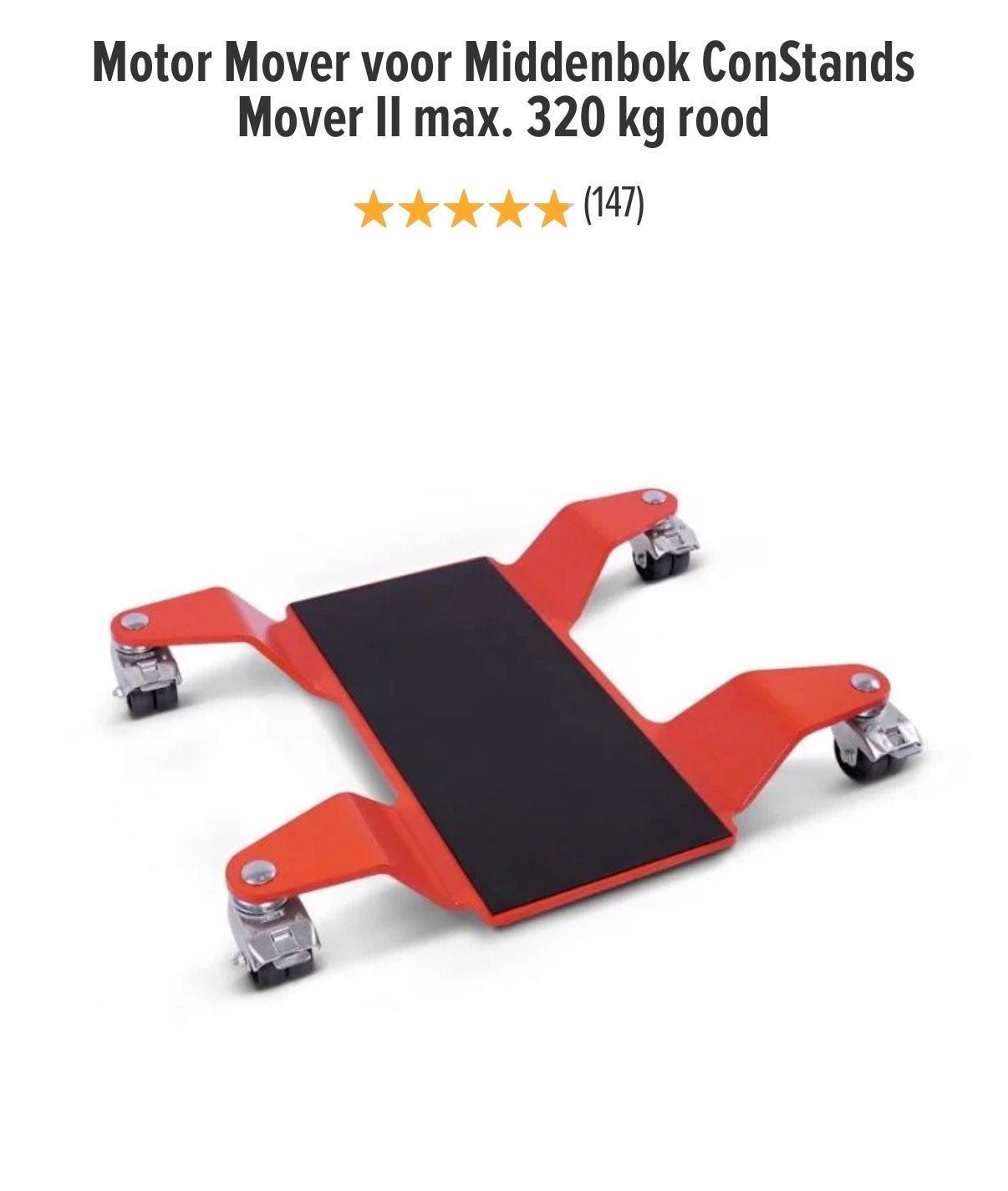 ConStands Mover II Motor Mover voor Middenbok 320kg Rood, Ophalen, Nieuw