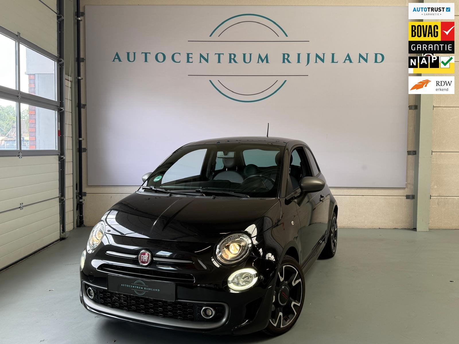 Fiat 500 0.9 TwinAir Turbo Sport Airco, Navi, Panorama dak, Auto's, Voorwielaandrijving, Leder en Stof, Origineel Nederlands, Bedrijf