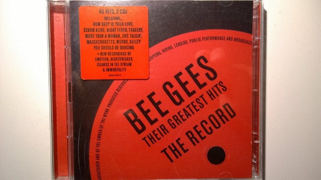 Bee Gees - Their Greatest Hits The Record, Cd's en Dvd's, Ophalen of Verzenden, Zo goed als nieuw, Pop, Album