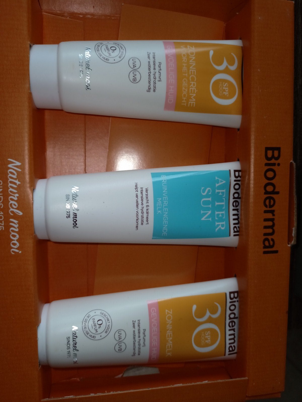 2 x Biodermal Zonnebrand & After Sun Set SPF 30, Ophalen of Verzenden, Nieuw, Zonnebrand of After Sun