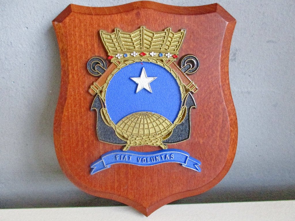 Hr.Ms. Poolster (A835)bevoorradingsschip Koninklijke Marine, Ophalen of Verzenden, Landmacht, Nederland, Embleem of Badge