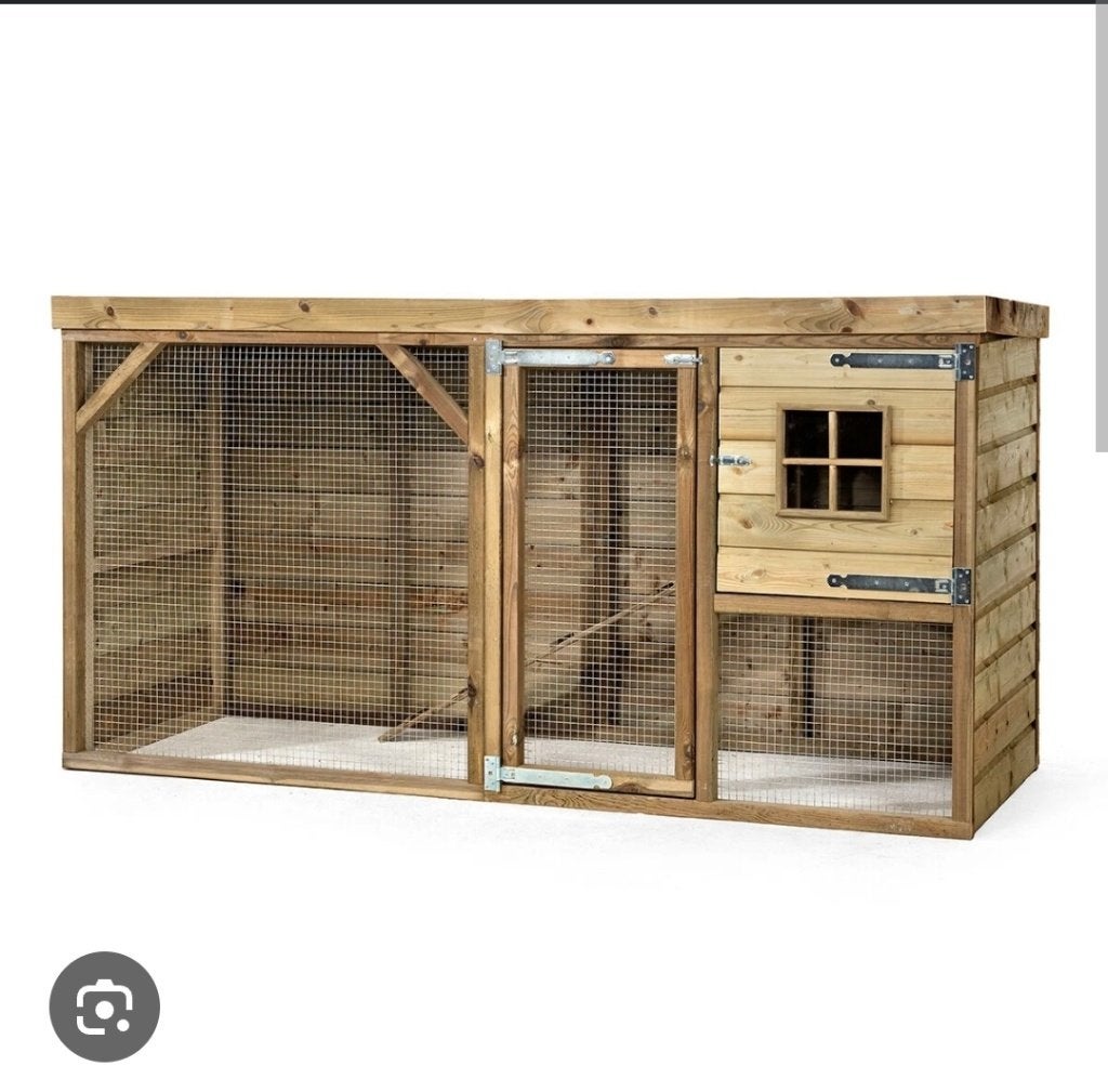 Mooi en solide Glorenza Jip houten Konijnenhok voor buiten, Ophalen, 110 cm of meer, Nieuw, 90 cm of meer