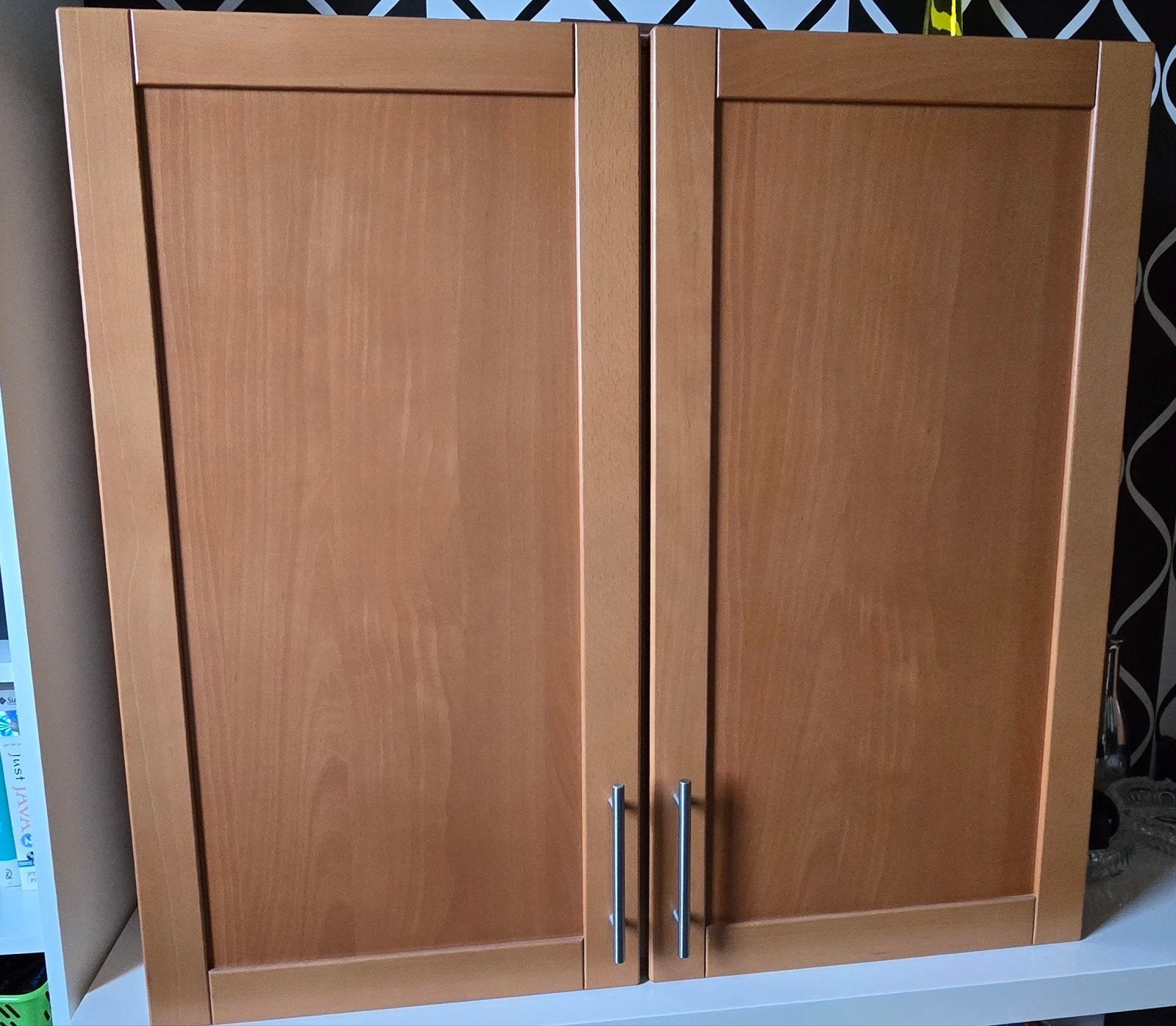 Houten keukenkastjes met handgrepen, Ophalen, Gebruikt