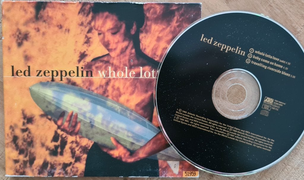 LED ZEPPELIN - Baby come on home / Traveling riverside ( CD), Ophalen of Verzenden, Zo goed als nieuw, Poprock, Digipak