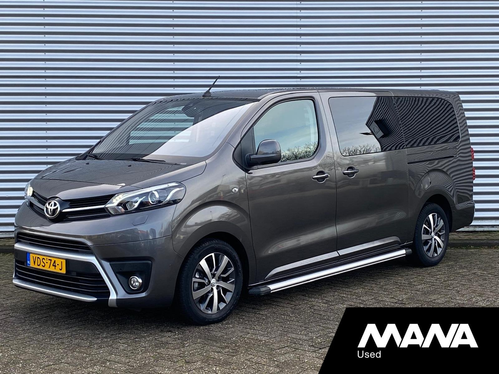 Toyota ProAce Verso 2.0 D-4D Dynamic L3H1 DC 177PK Automaat, Auto's, Gebruikt, 4 cilinders, 2500 kg, Bedrijf