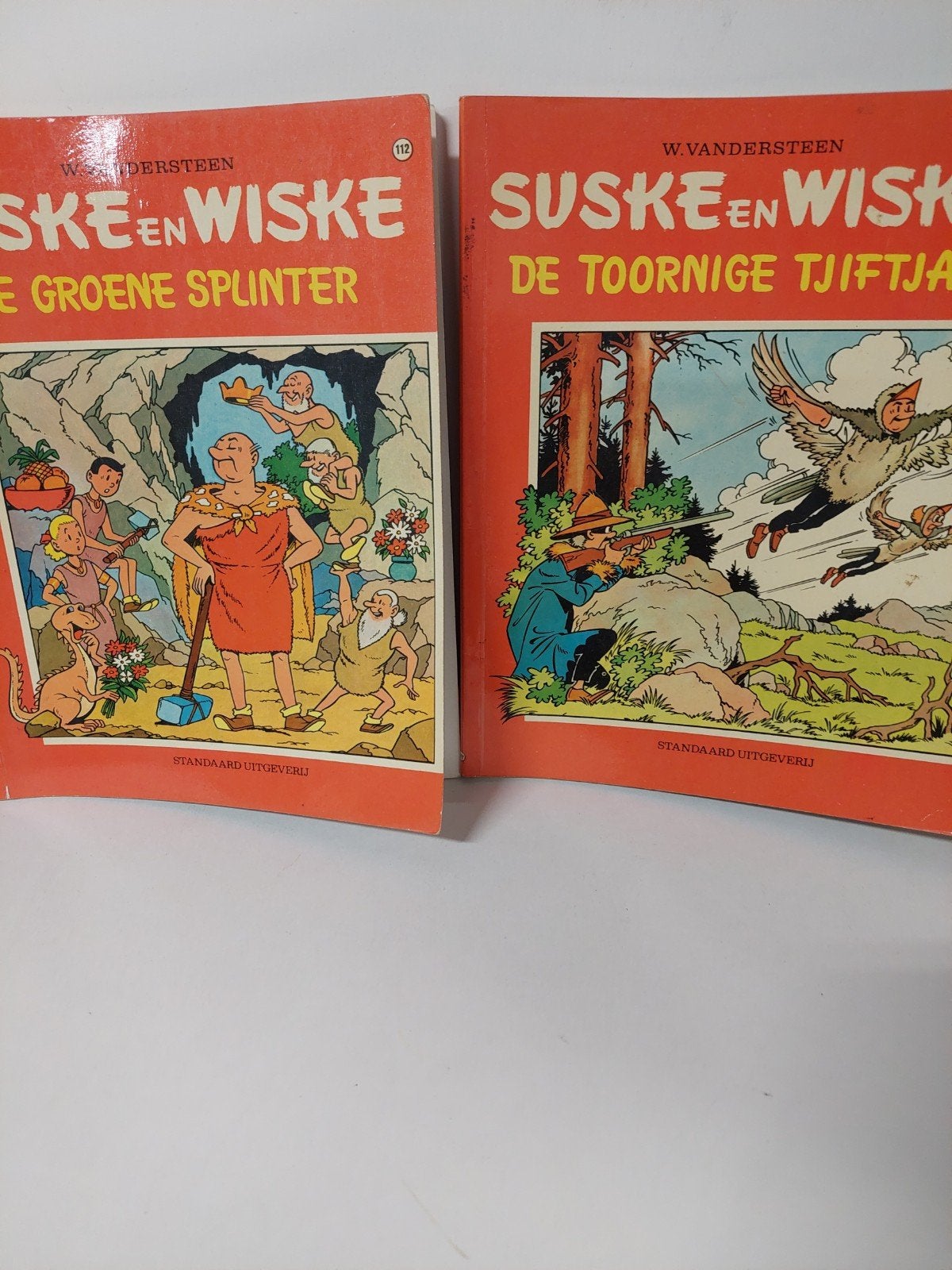 Suske en Wiske: De Groene Splinter & De Toornige Tjiftjaf, Meerdere stripboeken, Ophalen of Verzenden, Gelezen
