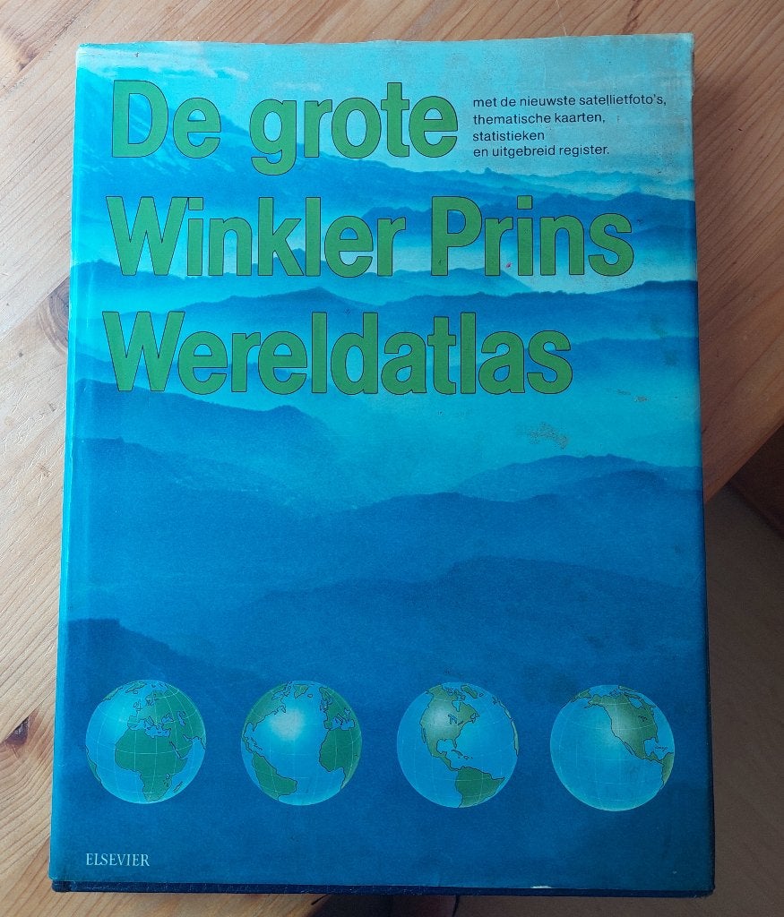 de Grote Winkler Prins Wereldatlas, Boeken, Ophalen of Verzenden, Los deel, Overige onderwerpen, Onbekend