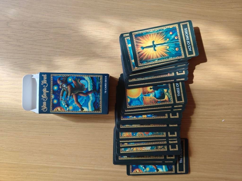 Van Gogh Tarot Deck - Uniek Kunstzinnig Waarzegkaarten, Ophalen of Verzenden, Zo goed als nieuw