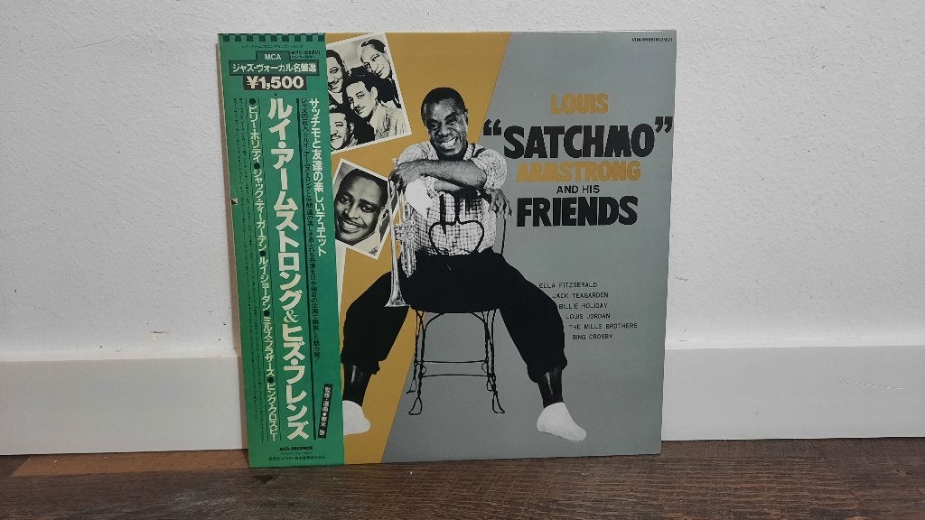 Louis "Satchmo" Armstrong And His Friends LP, Japan, Jazz, LP, Gebruikt, Ophalen of Verzenden, 12 inch