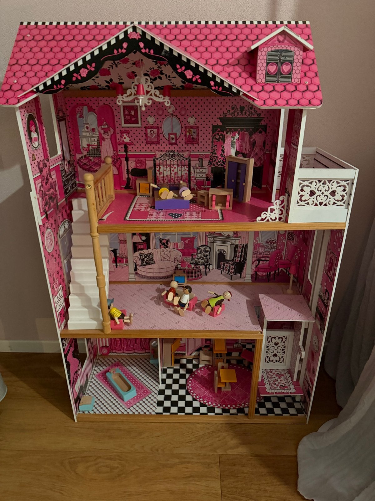 KidKraft Amelia Poppenhuis met Meubels en Poppetjes, Ophalen, Gebruikt, Poppenhuis