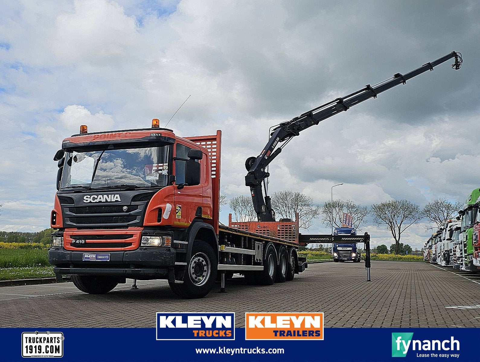 SCANIA P410 hiab 258ep5, Automaat, Euro 6, Diesel, Te koop