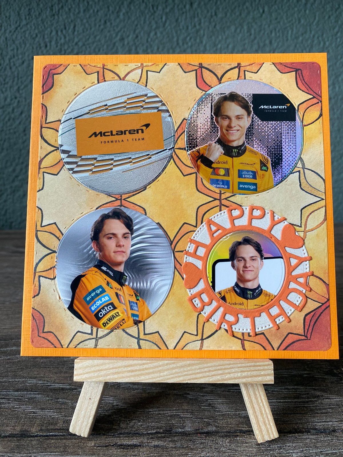 Wenskaart met envelop nr 471 Oscar Piastri F1, Ophalen of Verzenden, Nieuw, Overige thema's