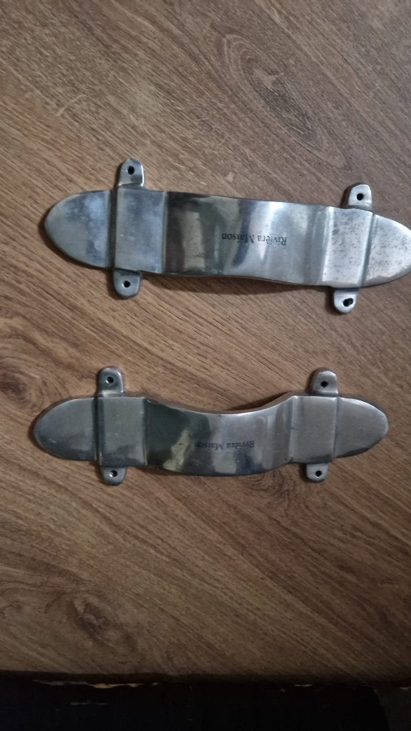 Rivièra Maison Classic Luggage Handles, Ophalen of Verzenden, Zo goed als nieuw, Zilver, Metaal