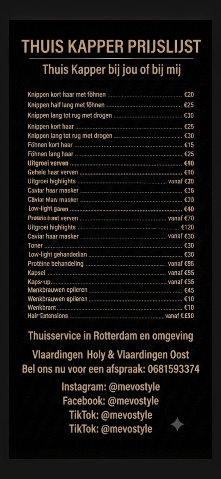 thuis kapper & Dames kapper Aleen vrouwen