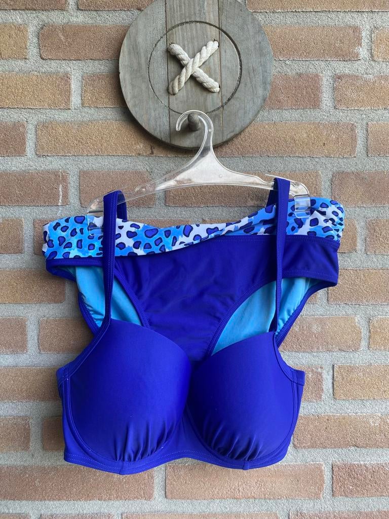 Nickey Nobel bikini 38D, Kleding | Dames, Badmode en Zwemkleding, Zo goed als nieuw, Bikini, Blauw, Ophalen of Verzenden