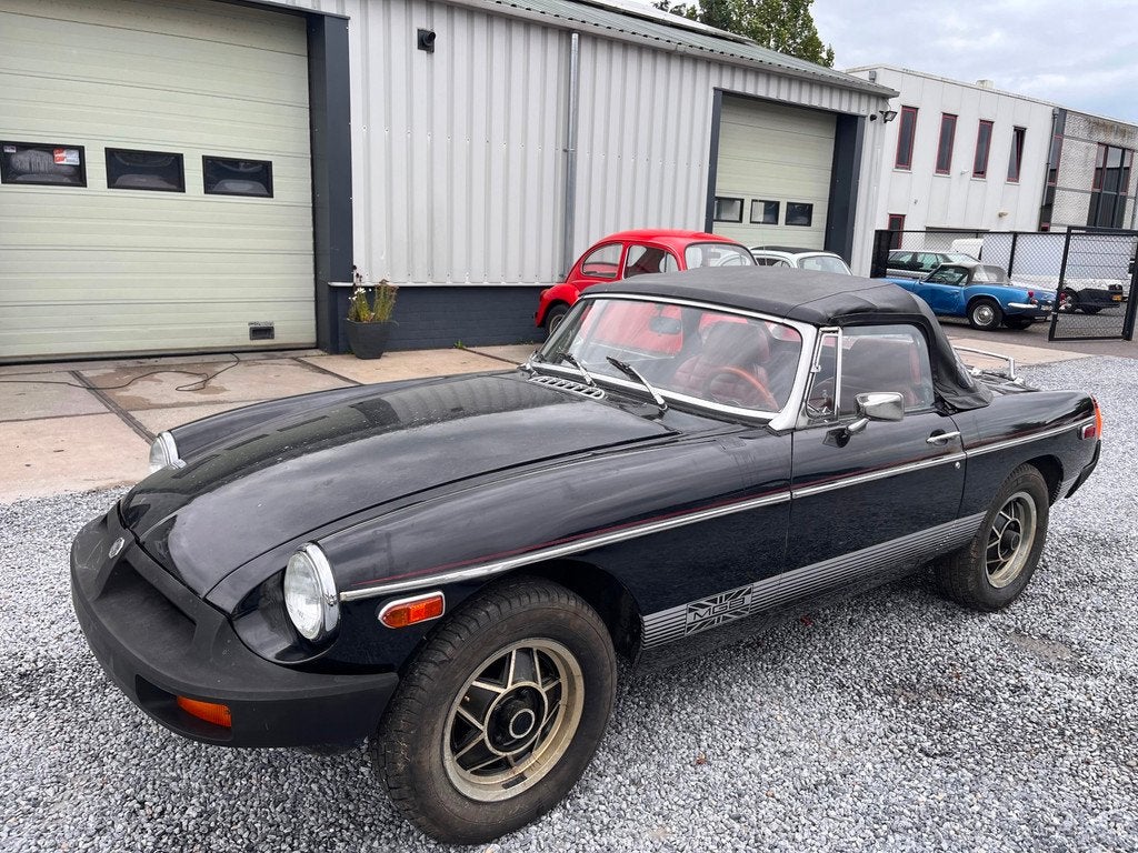 MG B type 1.8 Roadster, Auto's, MG, Bedrijf, Te koop, B, Open dak, Benzine, Cabriolet, Handgeschakeld, Geïmporteerd, Zwart, Achterwielaandrijving