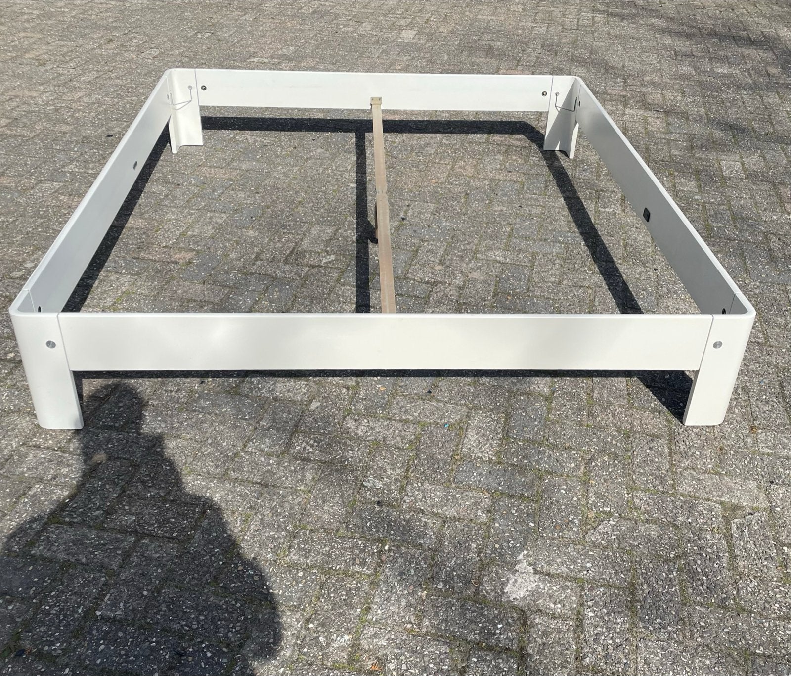 Auping Auronde bedombouw wit 180x210x34 -, Huis en Inrichting, Slaapkamer | Bedden, Ophalen, Tweepersoons, Zo goed als nieuw, 180 cm