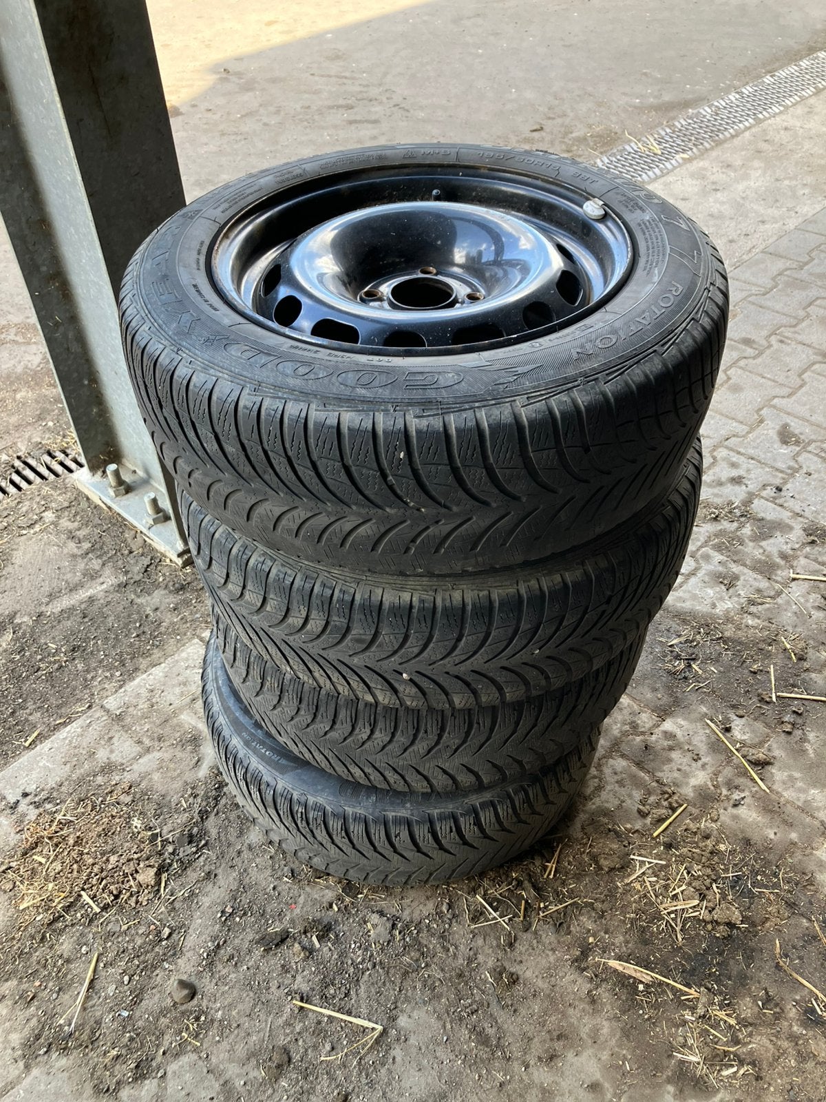 Set wielen 4x108 peugeot citroen 195/65R15, Ophalen of Verzenden