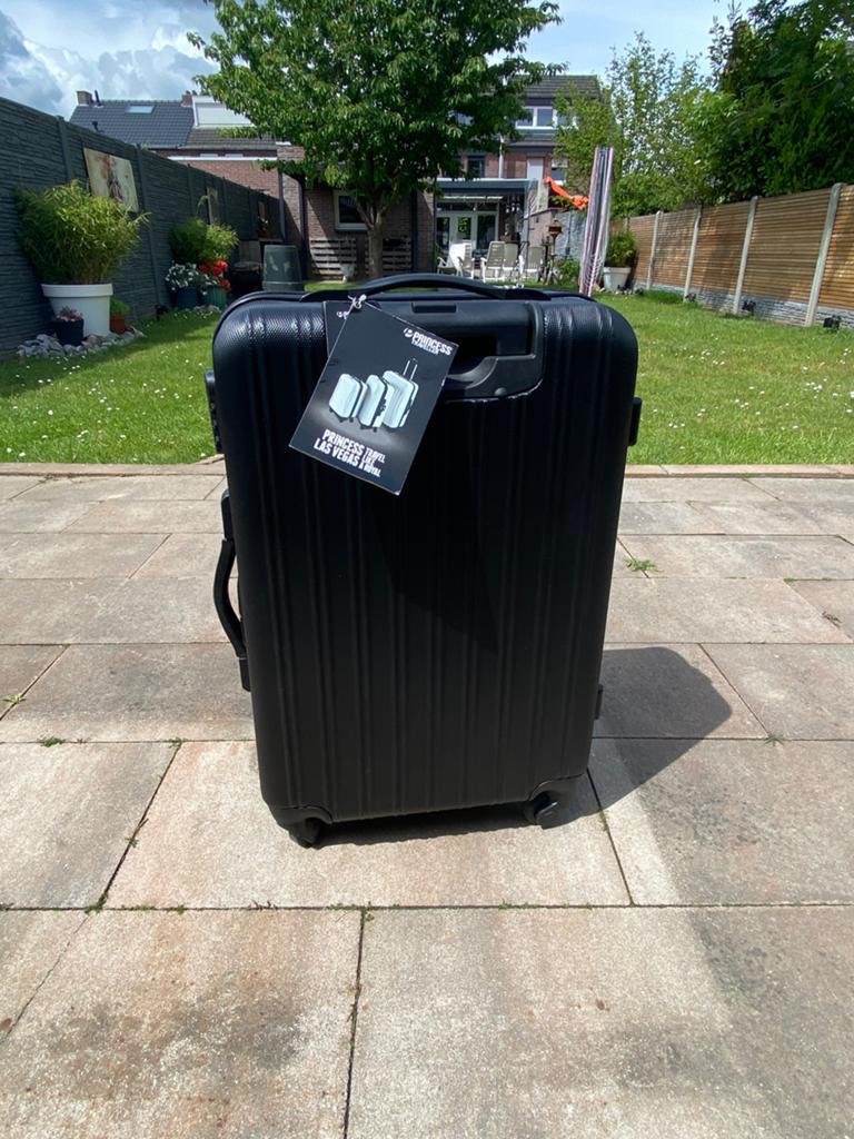 Koffer princess travel, 60 tot 70 cm, Hard kunststof, Slot, Ophalen of Verzenden