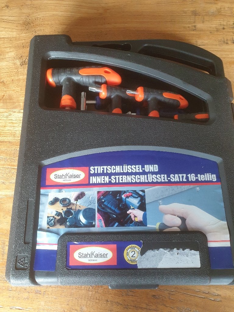 Inbussleutels zeskant & Torg (16 Delig ), Ophalen, Nieuw