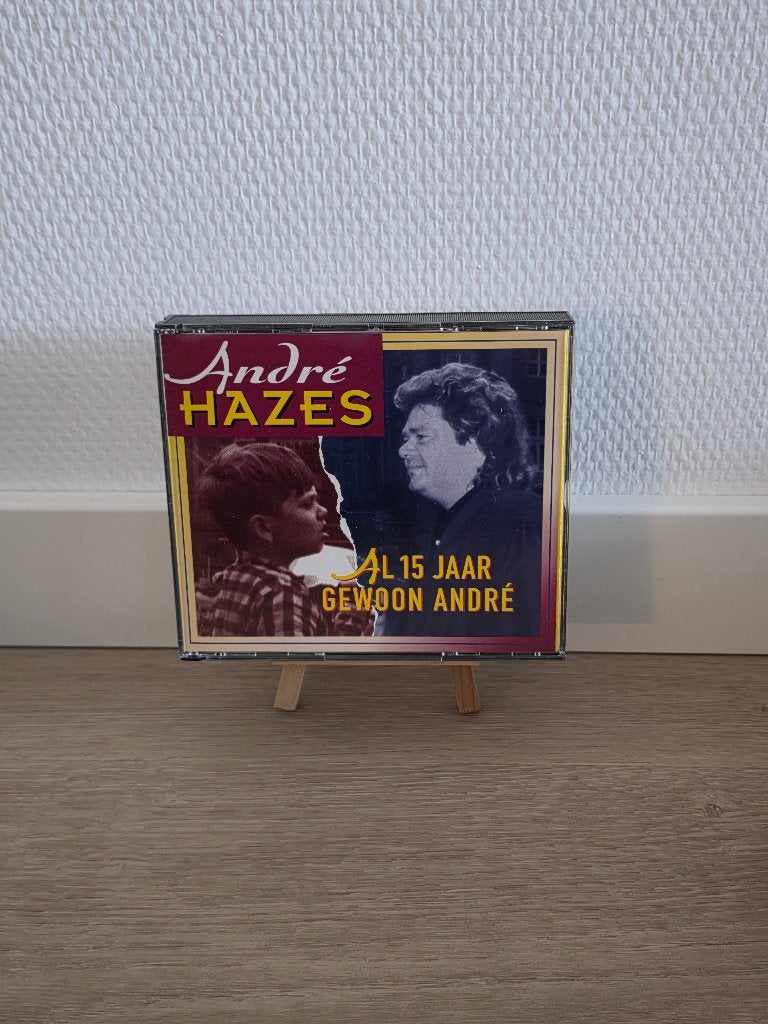 Andre Hazes - Al 15 jaar gewoon André, Ophalen of Verzenden, Zo goed als nieuw, Levenslied of Smartlap, Inclusief boekje