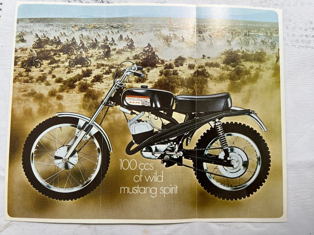 Benzinetank Harley-Davidson MSR-100 1970-71, Motoren, Ophalen, Gebruikt