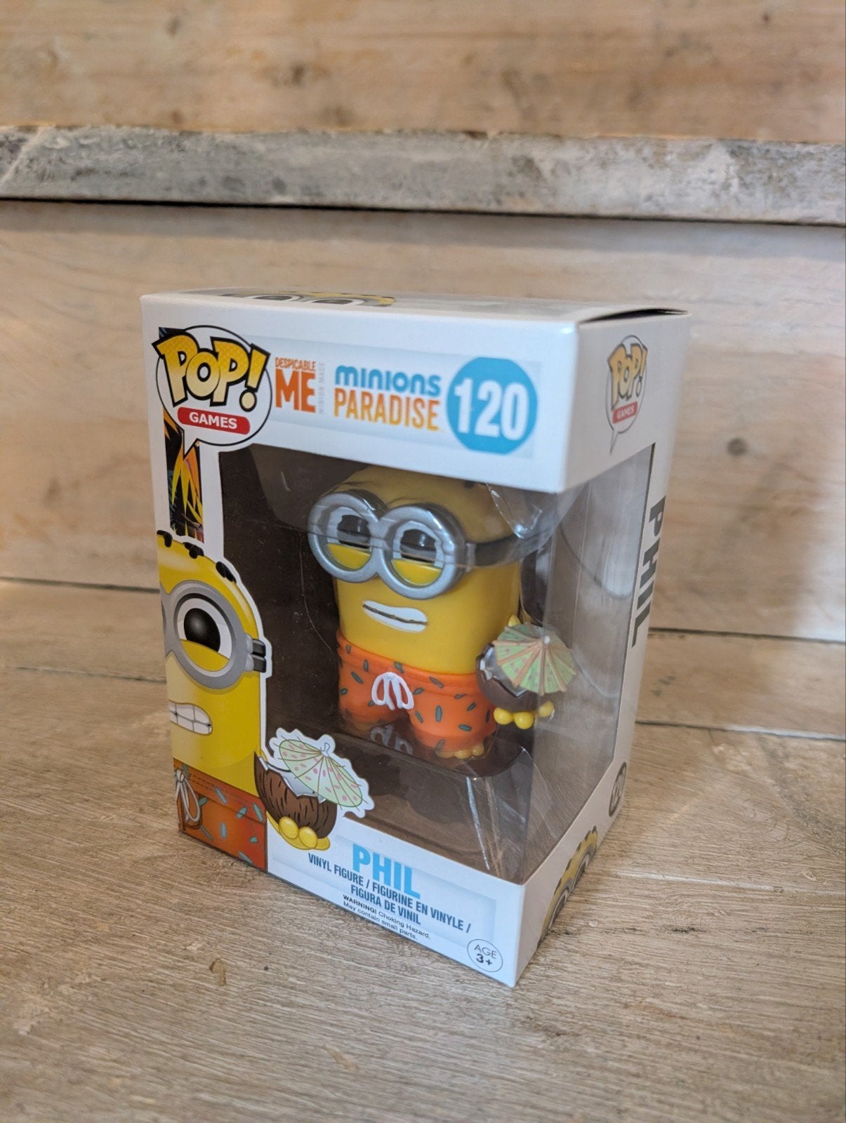 Funko Pop! Minions Paradise Phil #120, Ophalen of Verzenden, Zo goed als nieuw