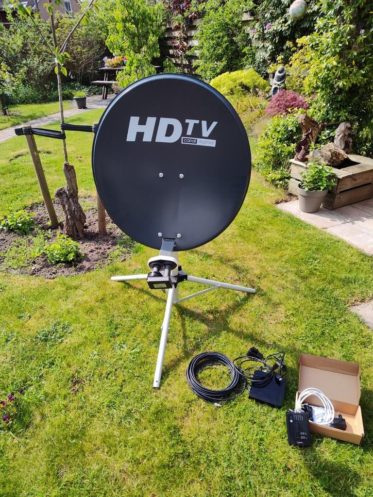 Schotel ontvanger + satfinder, Ophalen of Verzenden, Zo goed als nieuw, Overige merken