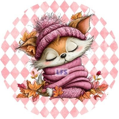 lf51 ouwel vosje 20x4,7cm eetbare cupcake rondjes vers, Ophalen of Verzenden, Nieuw, Cupcakes, Versiering
