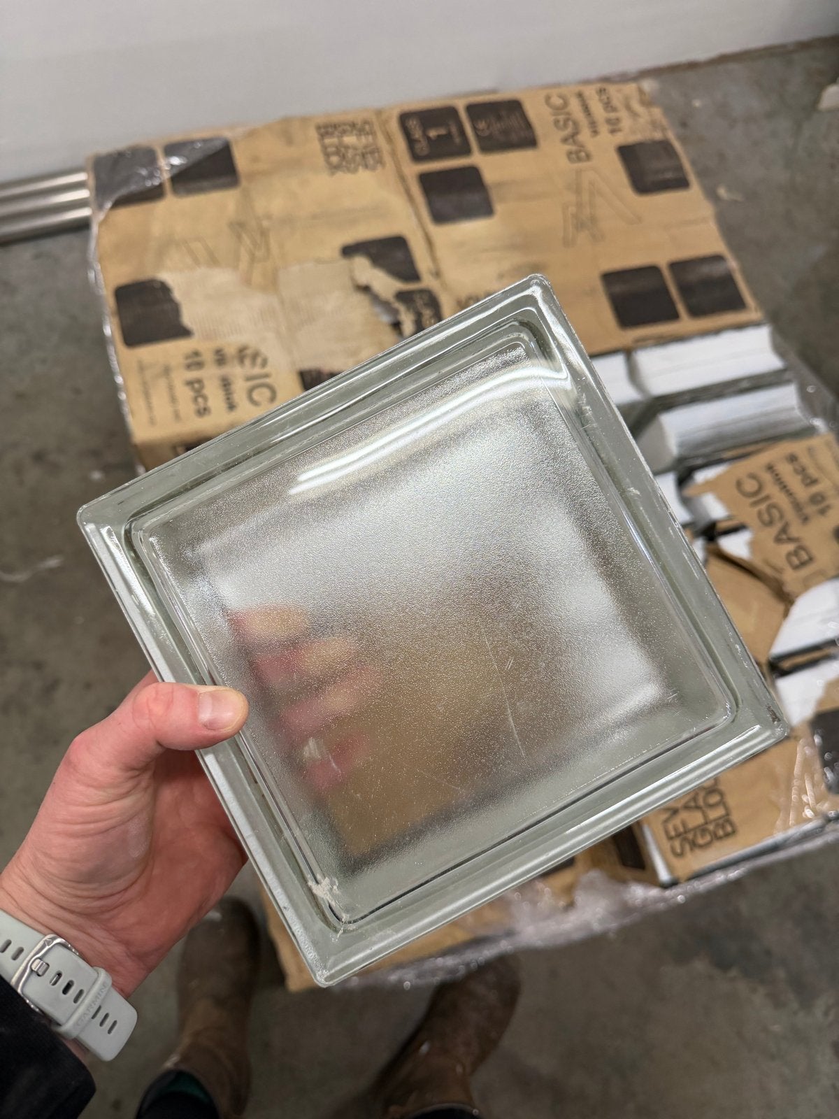 82 Nieuwe Glasblokken Clean Arctic op Pallet, Ophalen, Nieuw, Overige typen