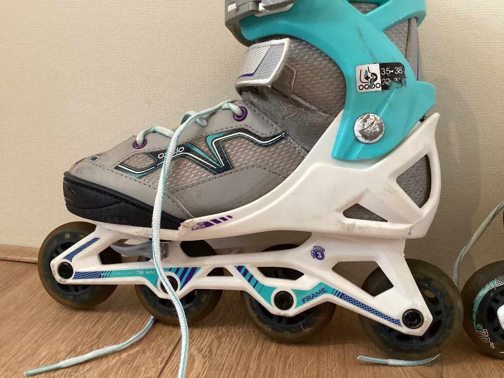 Oxelo verstelbare kinderskates Roller Fit  EU 35 - 38, Kinderen, Inline skates 4 wielen, Ophalen, Overige merken
