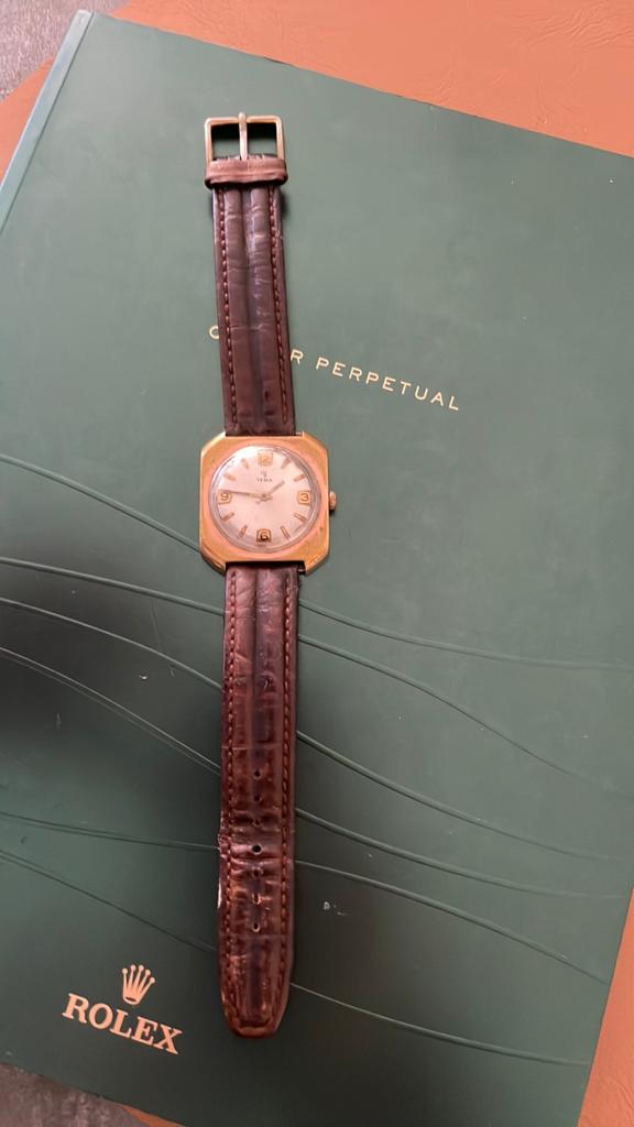 Yema vintage horloge, Ophalen of Verzenden, Staal, Overige merken, 1960 of later