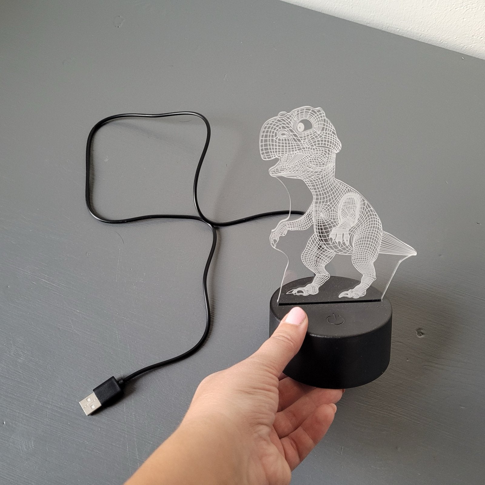 3D Dinosaurus Nachtlampje - T-Rex LED Lamp, Ophalen, Nieuw