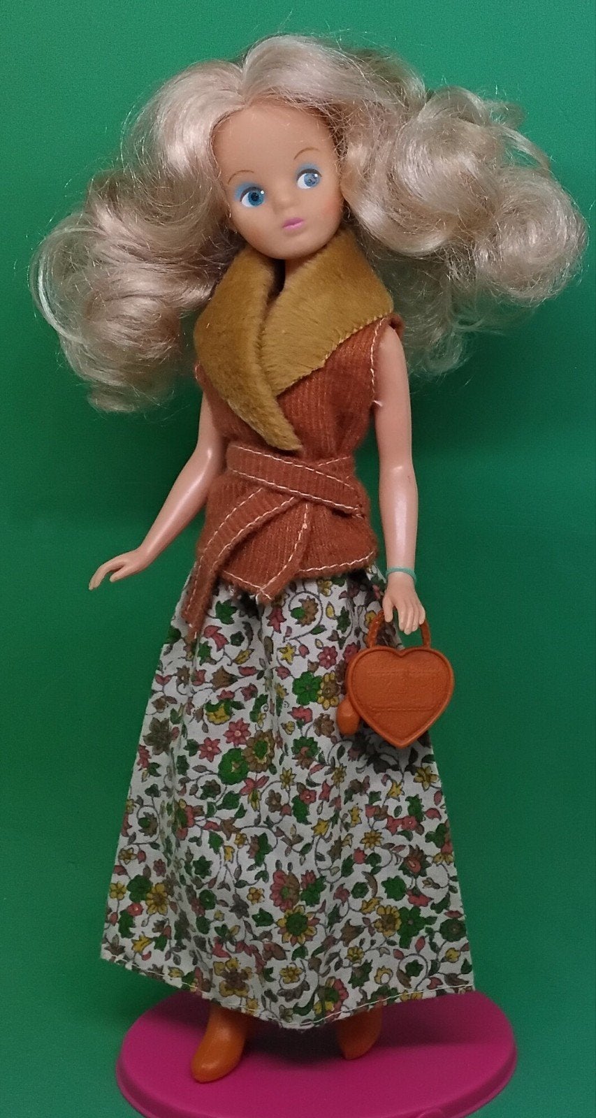 Vintage Barbie Daisy Top Rokje Tasje&Laarsjes, Verzenden, Gebruikt, Kleertjes
