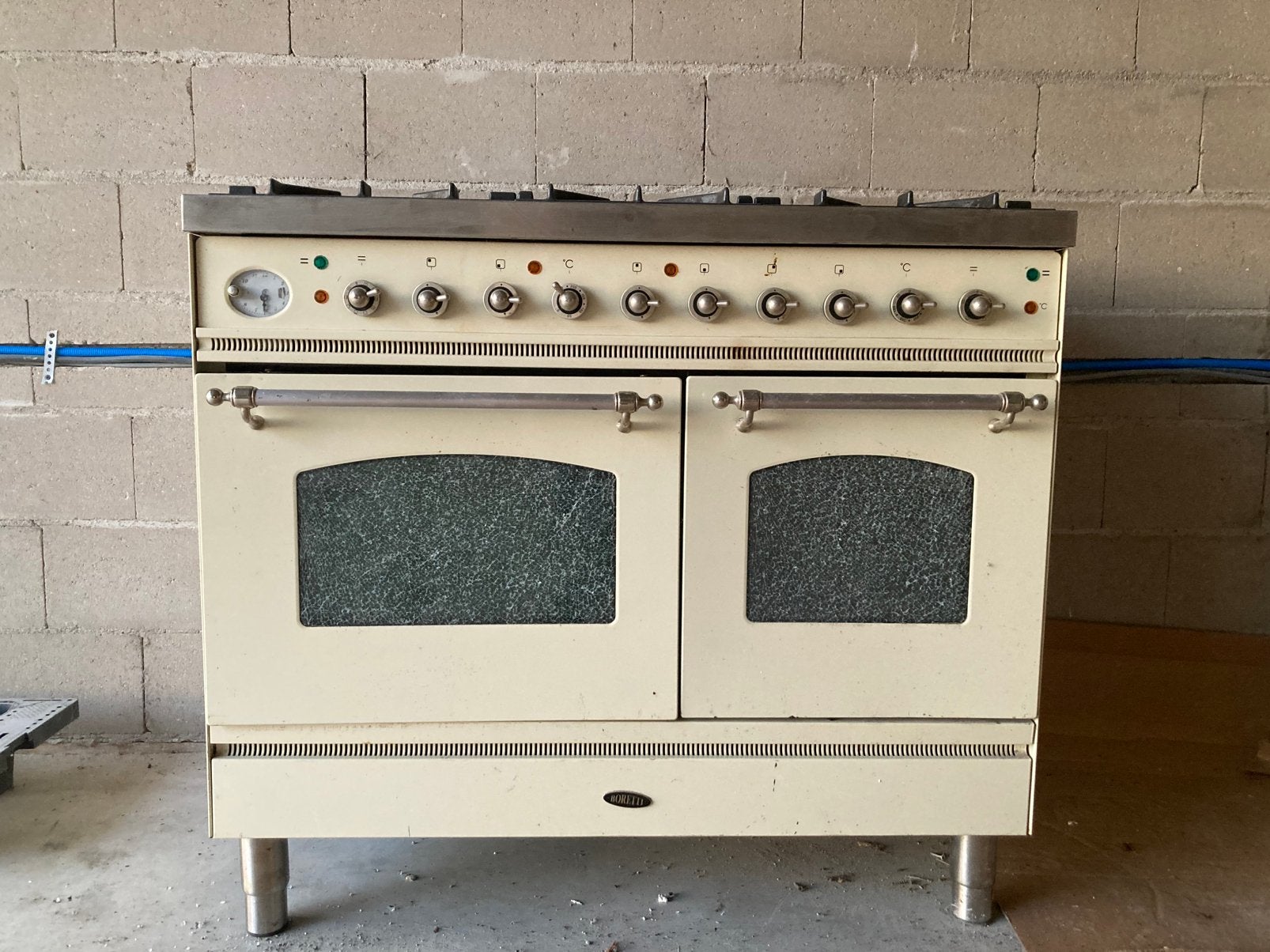 Boretti Gasfornuis - oven, 60 cm of meer, Grill, Ophalen of Verzenden, Zo goed als nieuw
