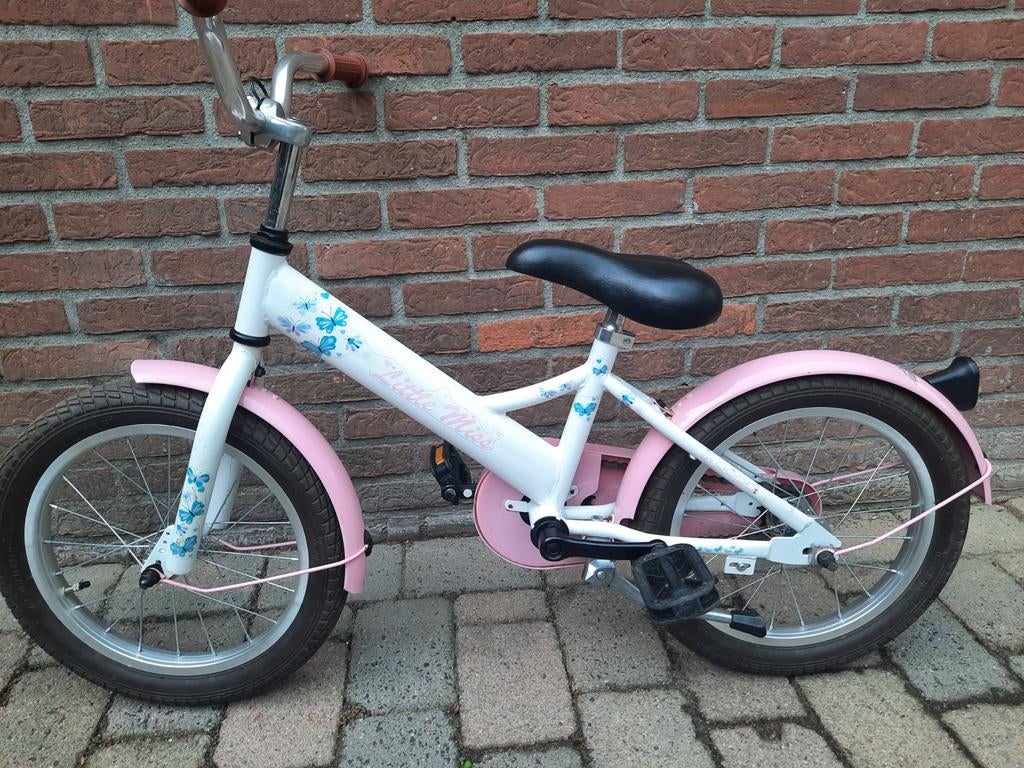 Kinderfiets Little Miss 16 inch, Fietsen en Brommers, Fietsen | Kinderfietsjes, Ophalen, Gebruikt, 16 tot 20 inch, Little Miss